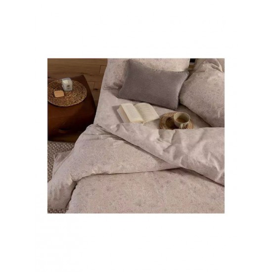 Nef-Nef Homeware Lucil Σετ Σεντόνια Διπλά 200x270εκ. Beige (4τμχ)