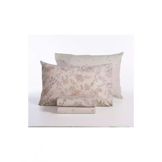 Nef-Nef Homeware Carena Σετ Σεντόνια Διπλά 200x270εκ. L.grey (4τμχ)