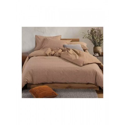 Nef-Nef Homeware Suspen Σετ Σεντόνια Διπλά 200x270εκ. Caramel (4τμχ)