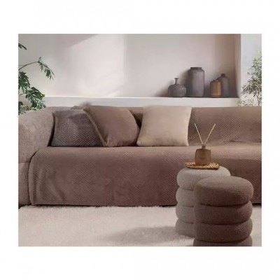 Nef-Nef Homeware Ριχτάρι Πολυθρόνας Dakari 130x180εκ. Brown