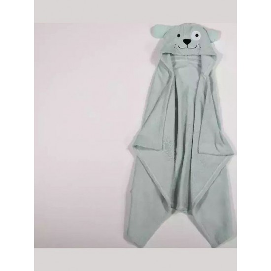 Nef-Nef Homeware Βρεφική Κάπα-Μπουρνούζι με Κουκούλα Life In The City Misty Blue