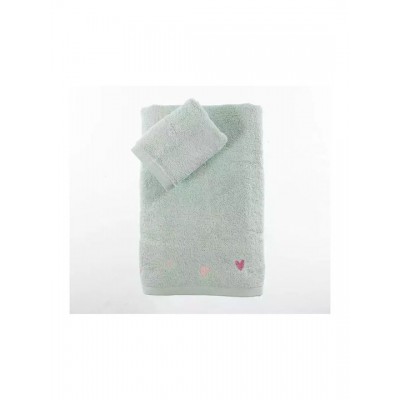 Nef-Nef Homeware Σετ Βρεφικές Πετσέτες 2τμχ Hearts Attack Hearts Attack 70x140cm Βάρους 420gr/m²