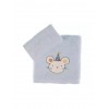 Nef-Nef Homeware Σετ Βρεφικές Πετσέτες 2τμχ Bamb Special Party Blue Βάρους 420gr/m²