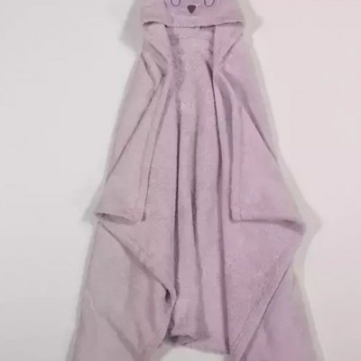 Nef-Nef Homeware Βρεφική Κάπα-Μπουρνούζι με Κουκούλα Best Friends Lavender