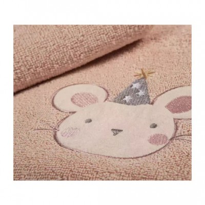 Nef-Nef Homeware Σετ Βρεφικές Πετσέτες 2τμχ Special Party Pink Pink Βάρους 420gr/m²