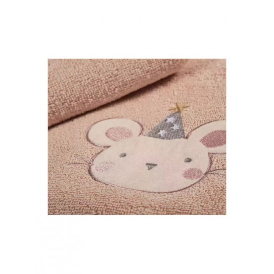 Nef-Nef Homeware Σετ Βρεφικές Πετσέτες 2τμχ Special Party Pink Pink Βάρους 420gr/m²