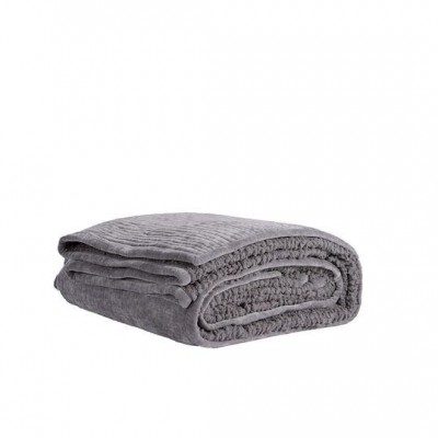 Nef-Nef Homeware Brave Κουβερλί Υπέρδιπλο από Πολυεστέρα Grey 230x240cm