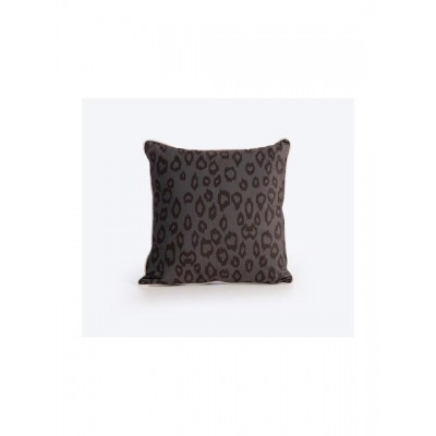 Nef-Nef Homeware Μαξιλάρι Καναπέ Leonar από Βελούδο Black 45x45εκ.