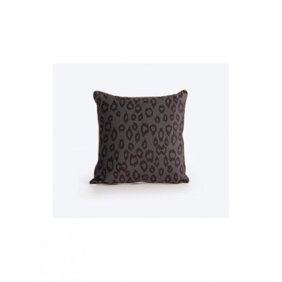 Nef-Nef Homeware Μαξιλάρι Καναπέ Leonar από Βελούδο Black 45x45εκ.