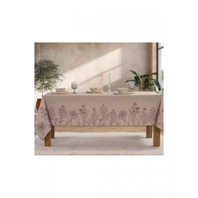 Nef-Nef Homeware Τραπεζομάντηλο Βαμβακερό Kerkynia Brown 140x180εκ.