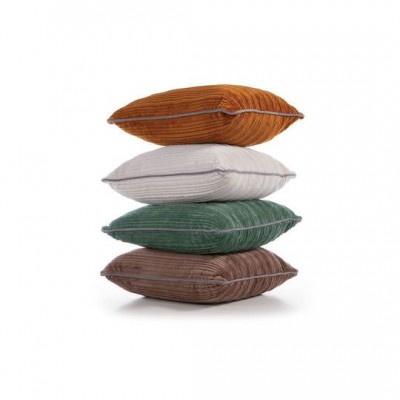 Nef-Nef Homeware Μαξιλάρι Καναπέ Gildeus από Βελούδο Curry 45x45εκ.