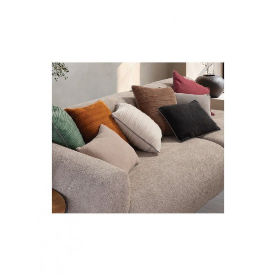 Nef-Nef Homeware Μαξιλάρι Καναπέ Gildeus από Βελούδο Curry 45x45εκ.