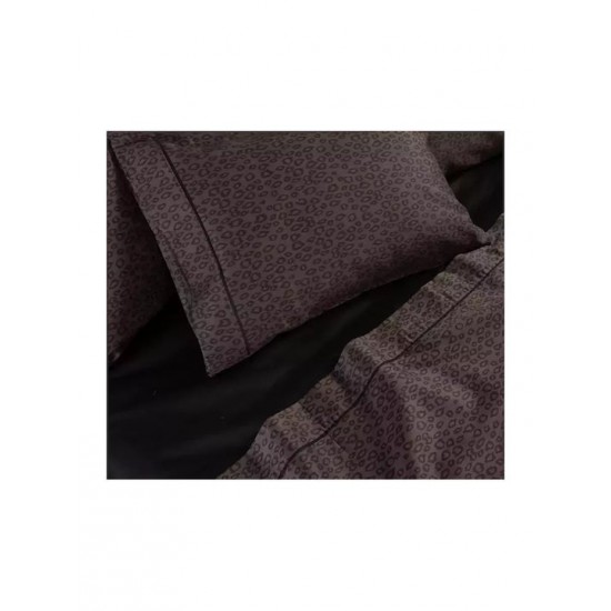 Nef-Nef Homeware Leonar Σετ Σεντόνια Υπέρδιπλα 240x270εκ. Anthracite (4τμχ)