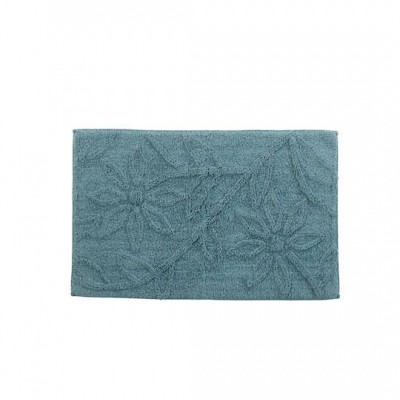 Nef-Nef Homeware Αντιολισθητικό Πατάκι Μπάνιου Βαμβακερό Anthem Smoke Blue 50x80εκ.