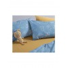 Nef-Nef Homeware Σετ Σεντόνια Μονά Βαμβακερά Dog Life Blue 170x260cm 3τμχ