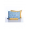 Nef-Nef Homeware Σετ Σεντόνια Μονά Βαμβακερά Dog Life Blue 170x260cm 3τμχ