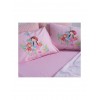 Nef-Nef Homeware Σετ Σεντόνια Μονά Βαμβακερά Welcome To India Lilac 170x260cm 3τμχ