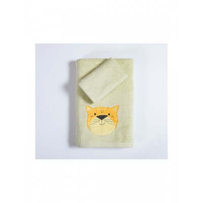 Nef-Nef Homeware Σετ Βρεφικές Πετσέτες 2τμχ Jungle Music Jungle Music Βάρους 420gr/m²