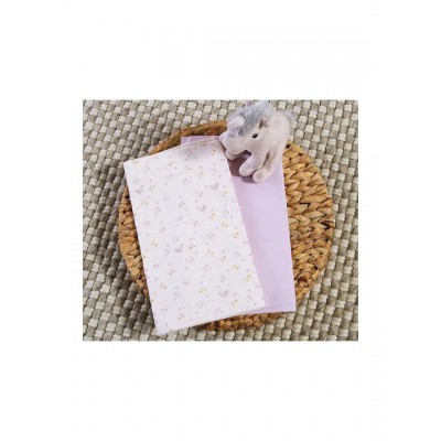 Nef-Nef Homeware Σετ Βρεφικά Σεντόνια Λίκνου Βαμβακερά Cute & Sweet Εκρού 70x120εκ.