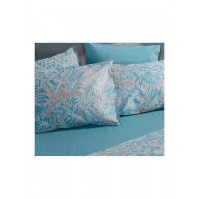 Nef-Nef Homeware Charisma Σετ Σεντόνια King Size με Λάστιχο 270x270+35εκ. Μπλε (4τμχ)