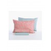 Nef-Nef Homeware Floriva Σετ Σεντόνια Υπέρδιπλα με Λάστιχο 160x200+35εκ. Κοραλί (4τμχ)