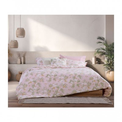 Nef-Nef Homeware Dreamel Σετ Σεντόνια Υπέρδιπλα με Λάστιχο 160x200+35εκ. Ροζ (4τμχ)