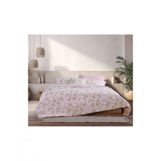 Nef-Nef Homeware Dreamel Σετ Σεντόνια Υπέρδιπλα με Λάστιχο 160x200+35εκ. Ροζ (4τμχ)