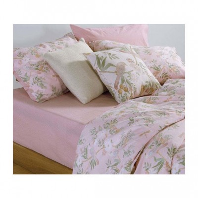 Nef-Nef Homeware Dreamel Σετ Σεντόνια Υπέρδιπλα με Λάστιχο 160x200+35εκ. Ροζ (4τμχ)