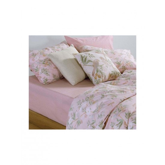 Nef-Nef Homeware Dreamel Σετ Σεντόνια Υπέρδιπλα με Λάστιχο 160x200+35εκ. Ροζ (4τμχ)