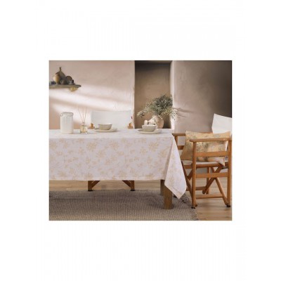 Nef-Nef Homeware Τραπεζομάντηλο Βαμβακερό Foxy Ecru 150x250εκ.