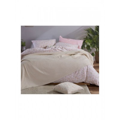 Nef-Nef Homeware New Golf Κουβέρτα Πικέ Υπέρδιπλη 220x240εκ. Beige