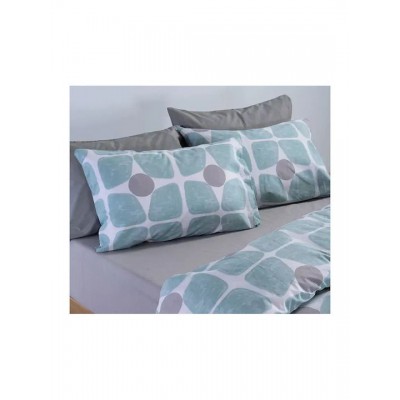 Σετ Σεντόνια Υπέρδιπλα 4 Τεμαχίων Nef-nef Casual Coreo Aqua 240x270