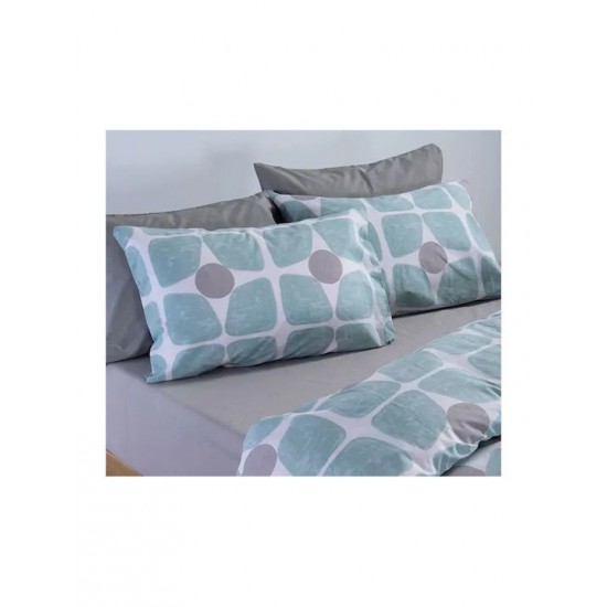 Σετ Σεντόνια Υπέρδιπλα 4 Τεμαχίων Nef-nef Casual Coreo Aqua 240x270