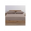 Nef-Nef Homeware Jersey Σεντόνι Μονό με Λάστιχο 100x200+30εκ. Mocca