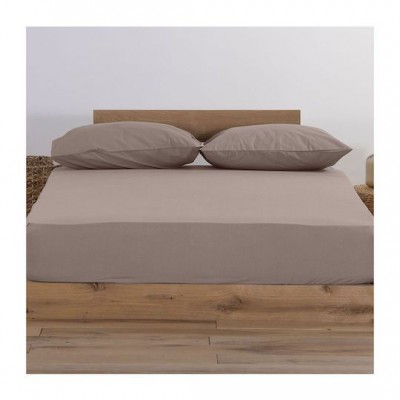 Nef-Nef Homeware Jersey Σεντόνι Μονό με Λάστιχο 100x200+30εκ. Mocca
