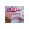 Nef-Nef Homeware Casual Σετ Σεντόνια Υπέρδιπλα με Λάστιχο 160x200+35εκ. Mauve (4τμχ)