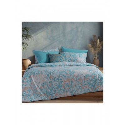 Nef-Nef Homeware Charisma Σετ Σεντόνια Υπέρδιπλα με Λάστιχο 160x200+35εκ. Charisma Blue (4τμχ)
