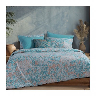 Nef-Nef Homeware Charisma Σετ Σεντόνια Υπέρδιπλα με Λάστιχο 160x200+35εκ. Charisma Blue (4τμχ)