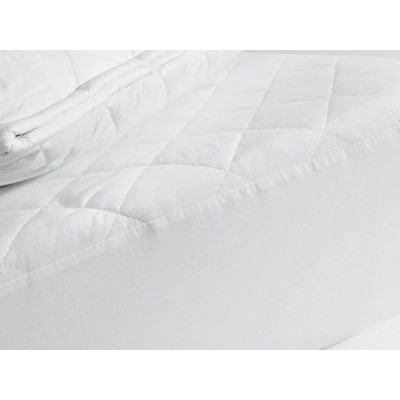 Nef-Nef Homeware Προστατευτικό Επίστρωμα Διπλό με Φούστα Λευκό 140x200+30εκ.