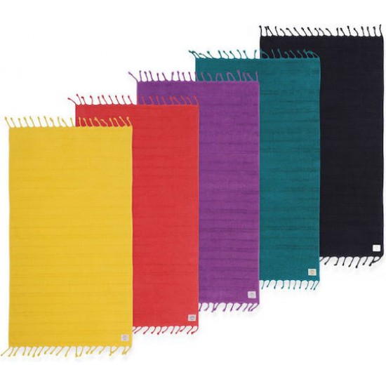 Nef-Nef Homeware Expression Βαμβακερή Κοραλί με Κρόσσια 160x80εκ.