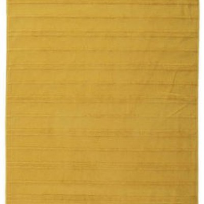 Nef-Nef Homeware Expression Βαμβακερή Κίτρινη με Κρόσσια 160x80εκ.