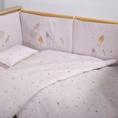 Nef-Nef Homeware My Universe Πάντα Κλασική για τα Κάγκελα της Κούνιας Γκρι 40cm