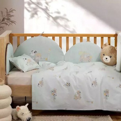 Nef-Nef Homeware Life In The City Πάντα Κλασική για τα Κάγκελα της Κούνιας Τιρκουάζ 40cm