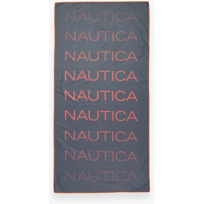 Nef-Nef Homeware Nautica-nau Πετσέτα Microfiber Σώματος Γκρι 160x80εκ.