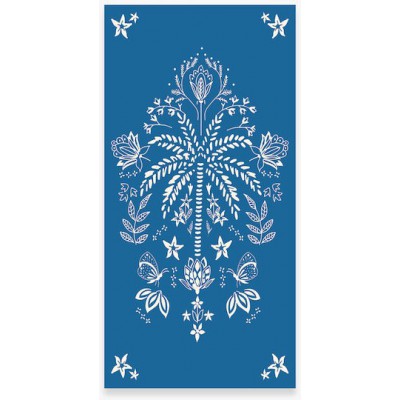Nef-Nef Homeware Oriental Blue Βαμβακερή Μπλε 160x80εκ.