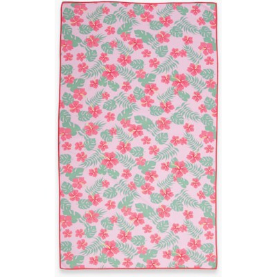 Nef-Nef Homeware Lets Go Tropic Παιδική Πετσέτα Θαλάσσης Ροζ 120x70εκ.