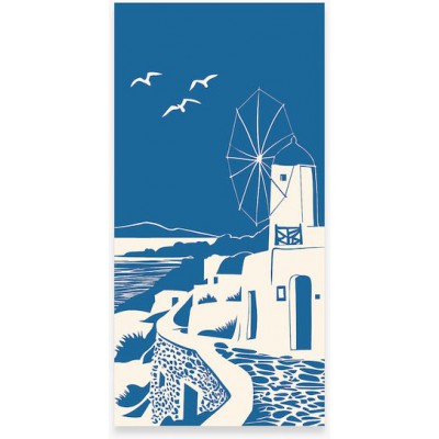 Nef-Nef Homeware My Island Βαμβακερή Μπλε 160x80εκ.