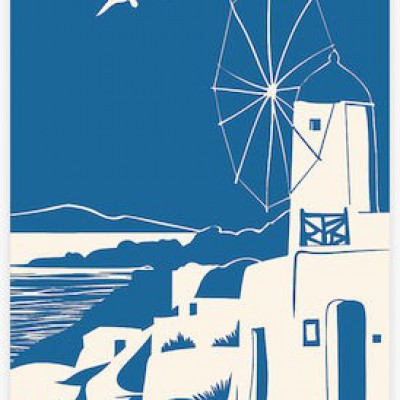 Nef-Nef Homeware My Island Βαμβακερή Μπλε 160x80εκ.