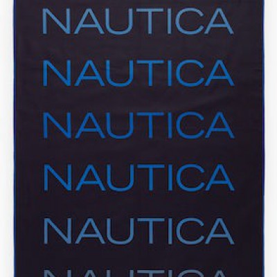 Nef-Nef Homeware Nautica-nau Πετσέτα Microfiber Σώματος Μαύρη 160x80εκ.