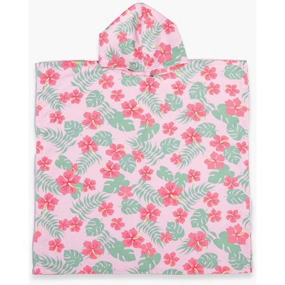 Nef-Nef Homeware Lets Go Tropic Παιδικό Πόντσο Θαλάσσης Ροζ 65 x 65εκ.